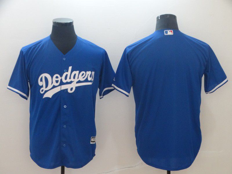 Men Los Angeles Dodgers Blank Blue Game MLB Jerseys->youth mlb jersey->Youth Jersey